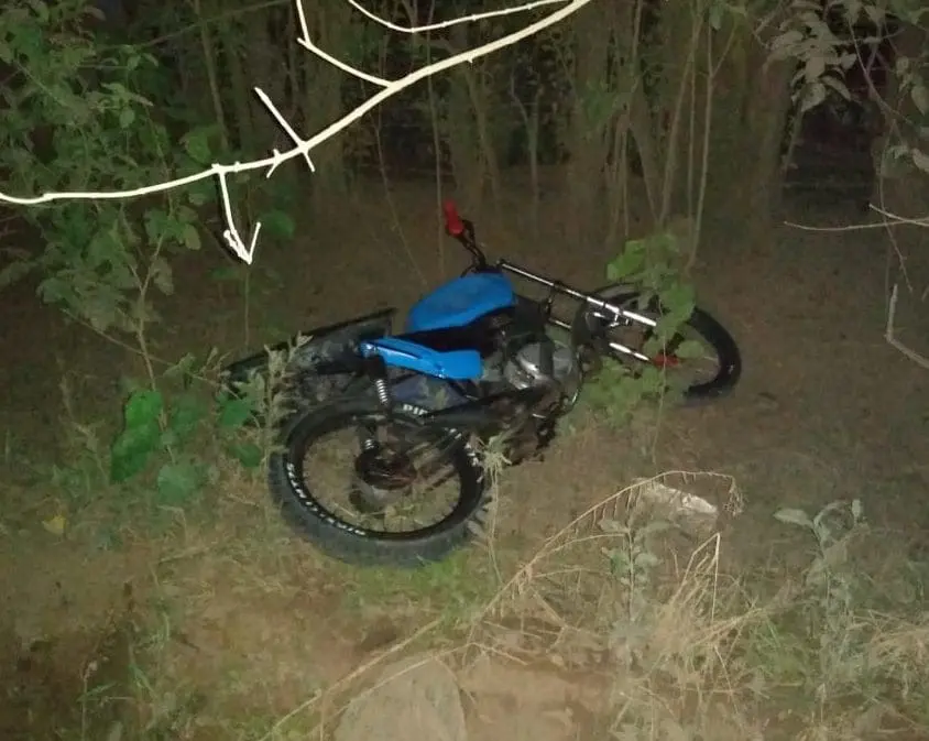 Villa Cañás: Hallaron una moto abandonada