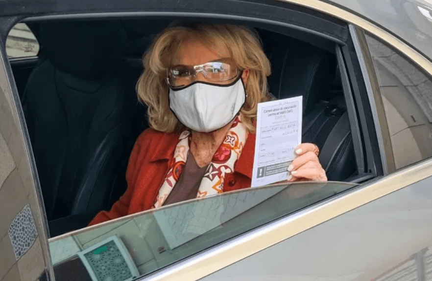 Mirtha Legrand se vacunó