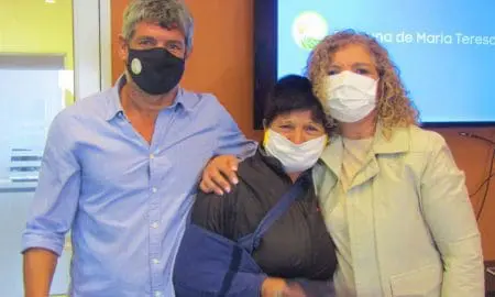 María Teresa casa propia seis familias