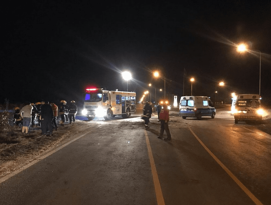 Villa Cañás accidente Ruta 94 y Av. 51
