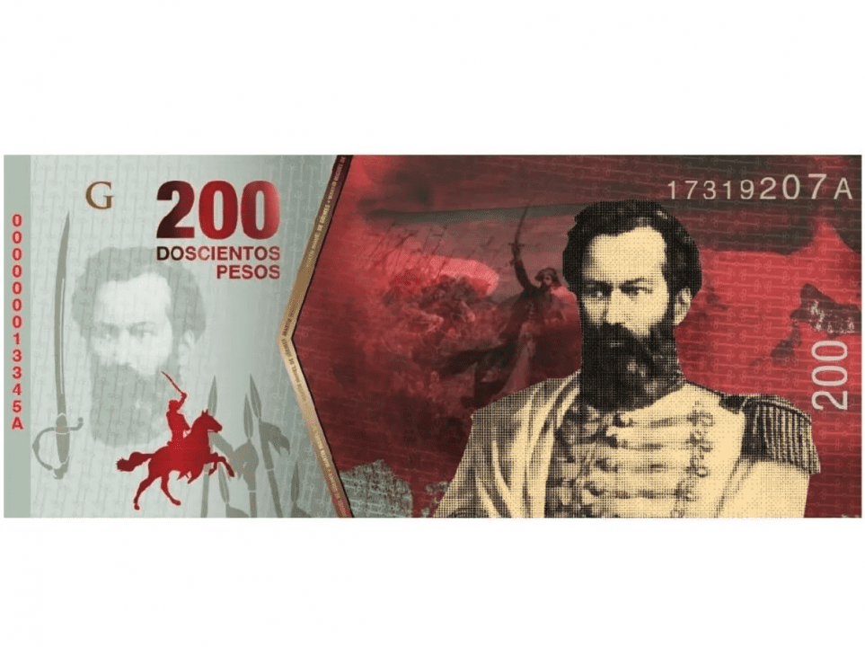 Nuevo billete de 200 pesos