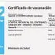 certificado de vacunacion