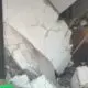 Susto en Santa Isabel: Cayó el cielorraso en un reconocido local comercial