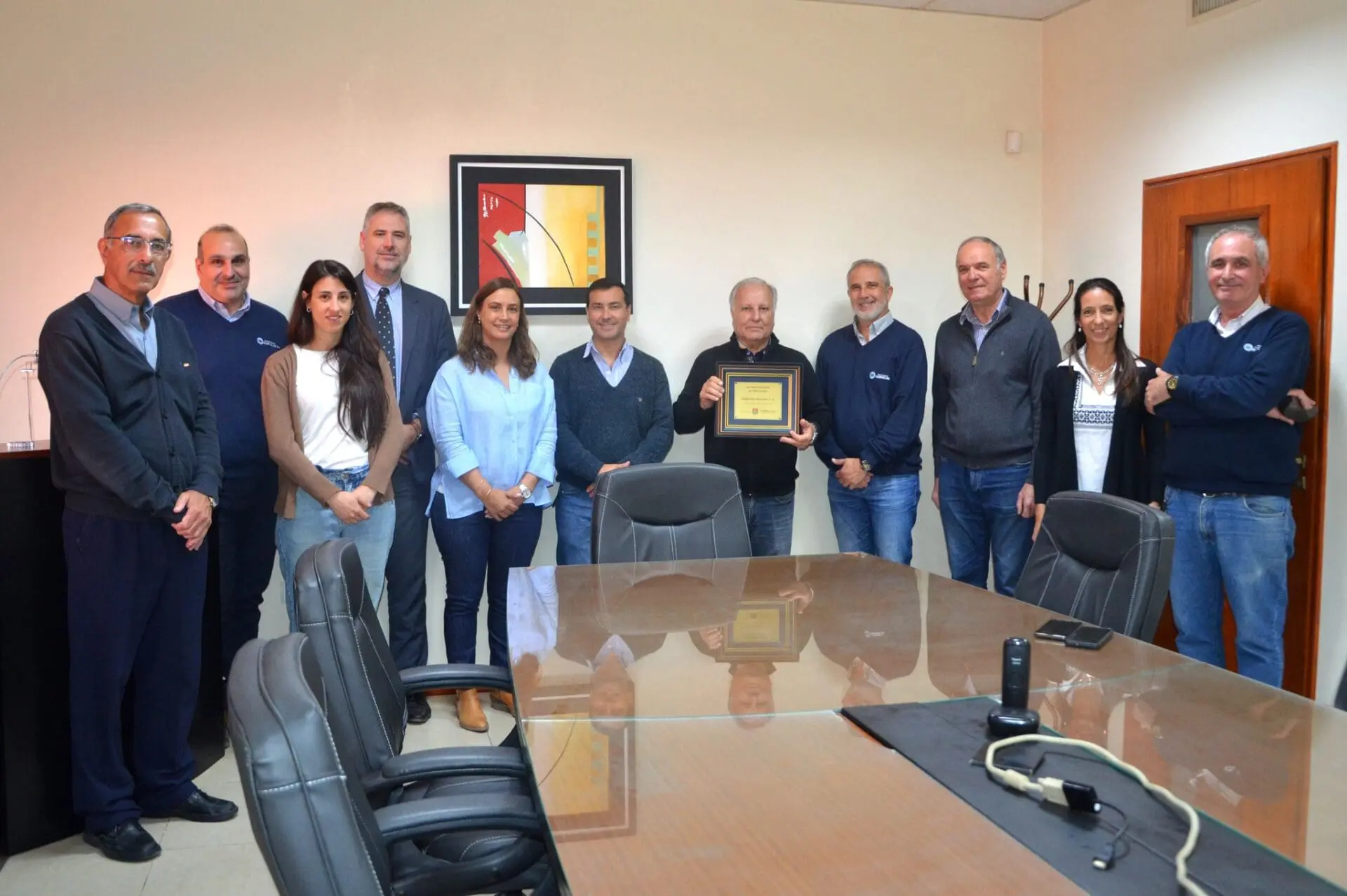 Villa Cañás: Reconocimiento a la trayectoria de Industrias Marcelini