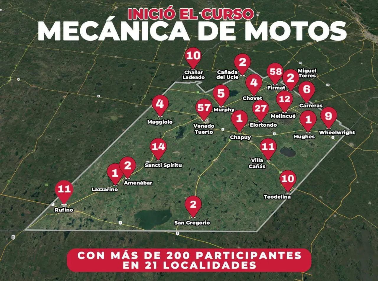 Lisandro Enrico: Fomentamos la capacitación para el trabajo, iniciamos el primer curso de mecánica de motos