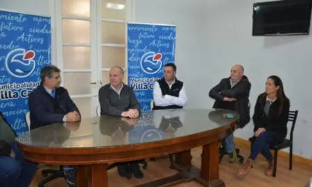 Villa Cañás: El intendente Gizzi recibió al gobernador del Distrito 02 del Club de Leones