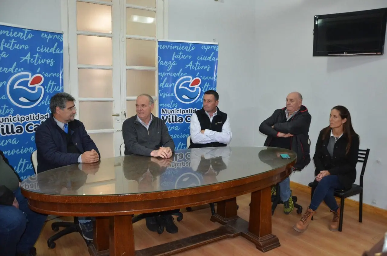 Villa Cañás: El intendente Gizzi recibió al gobernador del Distrito 02 del Club de Leones