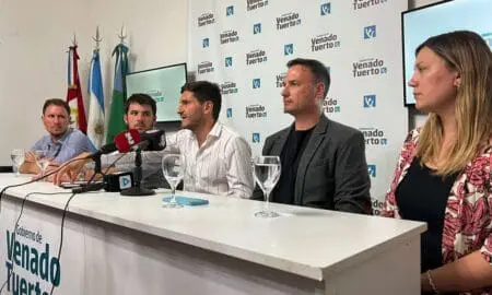 Georgina Orciani recorrió la región junto a Maxi Pullaro y Lisandro Enrico