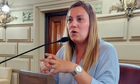 Georgina Orciani recorrió el departamento Caseros