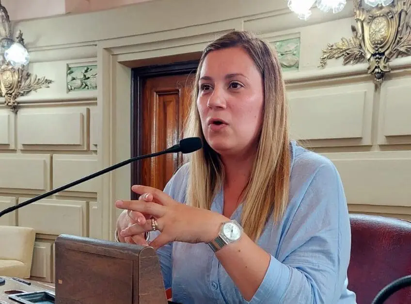 Georgina Orciani recorrió el departamento Caseros