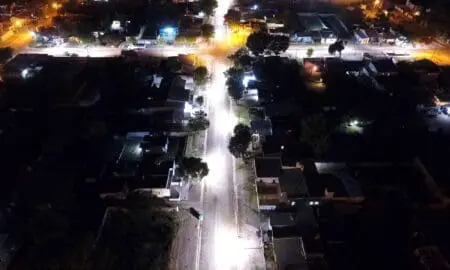 Villa Cañás: Nuevas luminarias LED en Barrio Sur