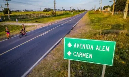 Parque Industrial: Enrico solicita la iluminación de la recta que conecta Ruta 8 con calle Alem