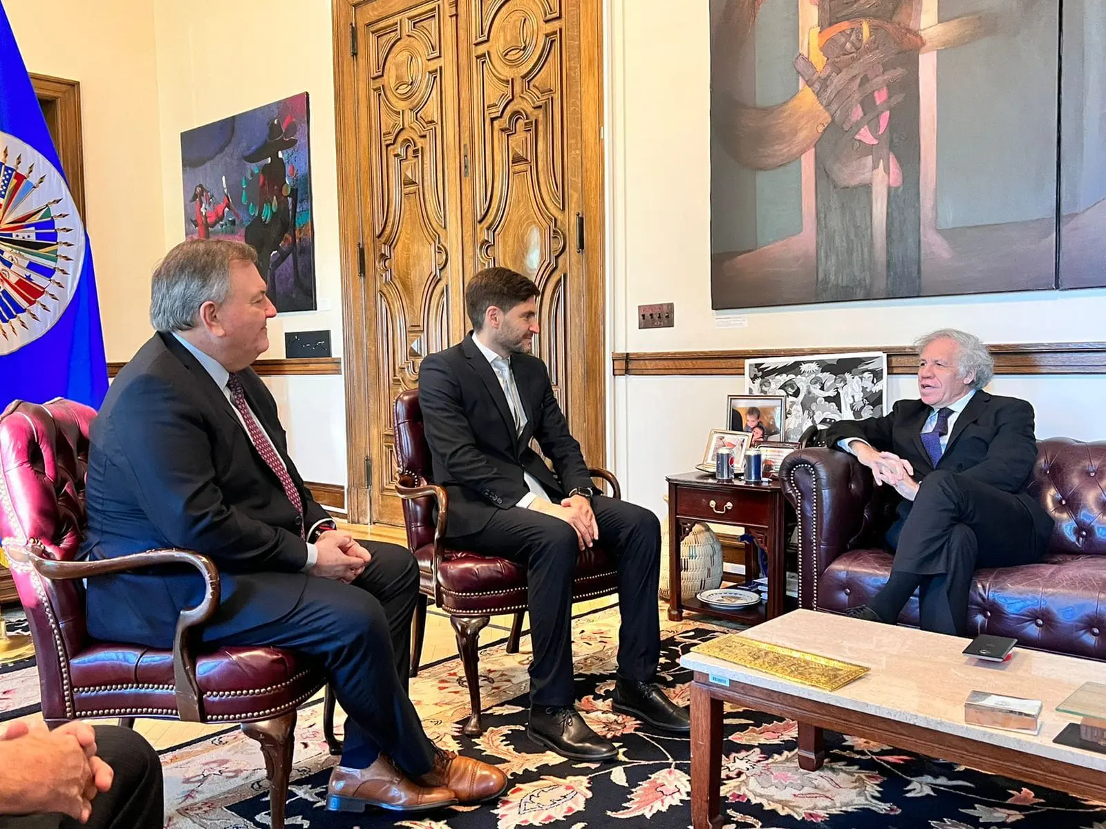 Maxi Pullaro en la OEA: Santa Fe y el país pueden cambiar si sabemos conectarnos al mundo