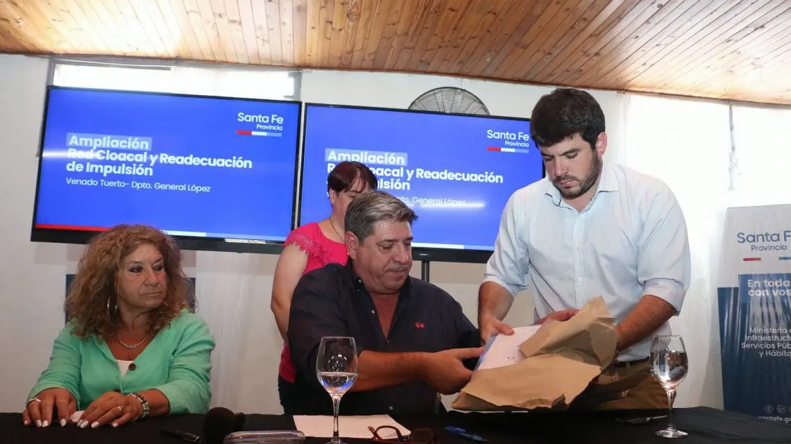 Venado Tuerto: Se licitaron obras de cloacas