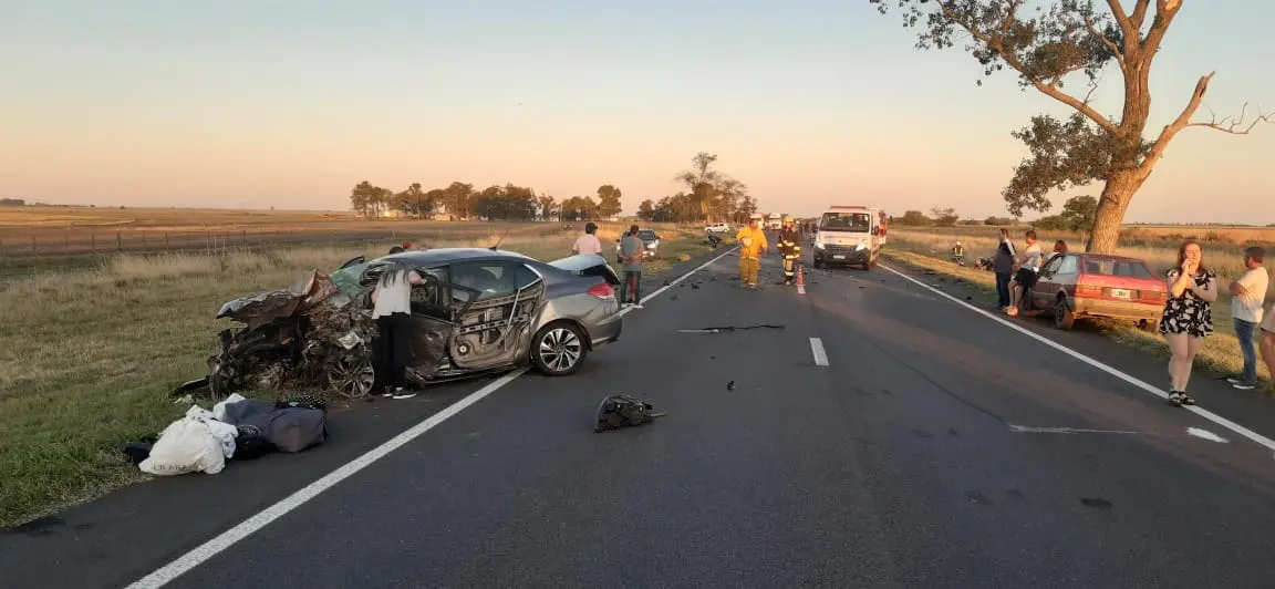 Hughes: Accidente fatal en Ruta Nacional 8