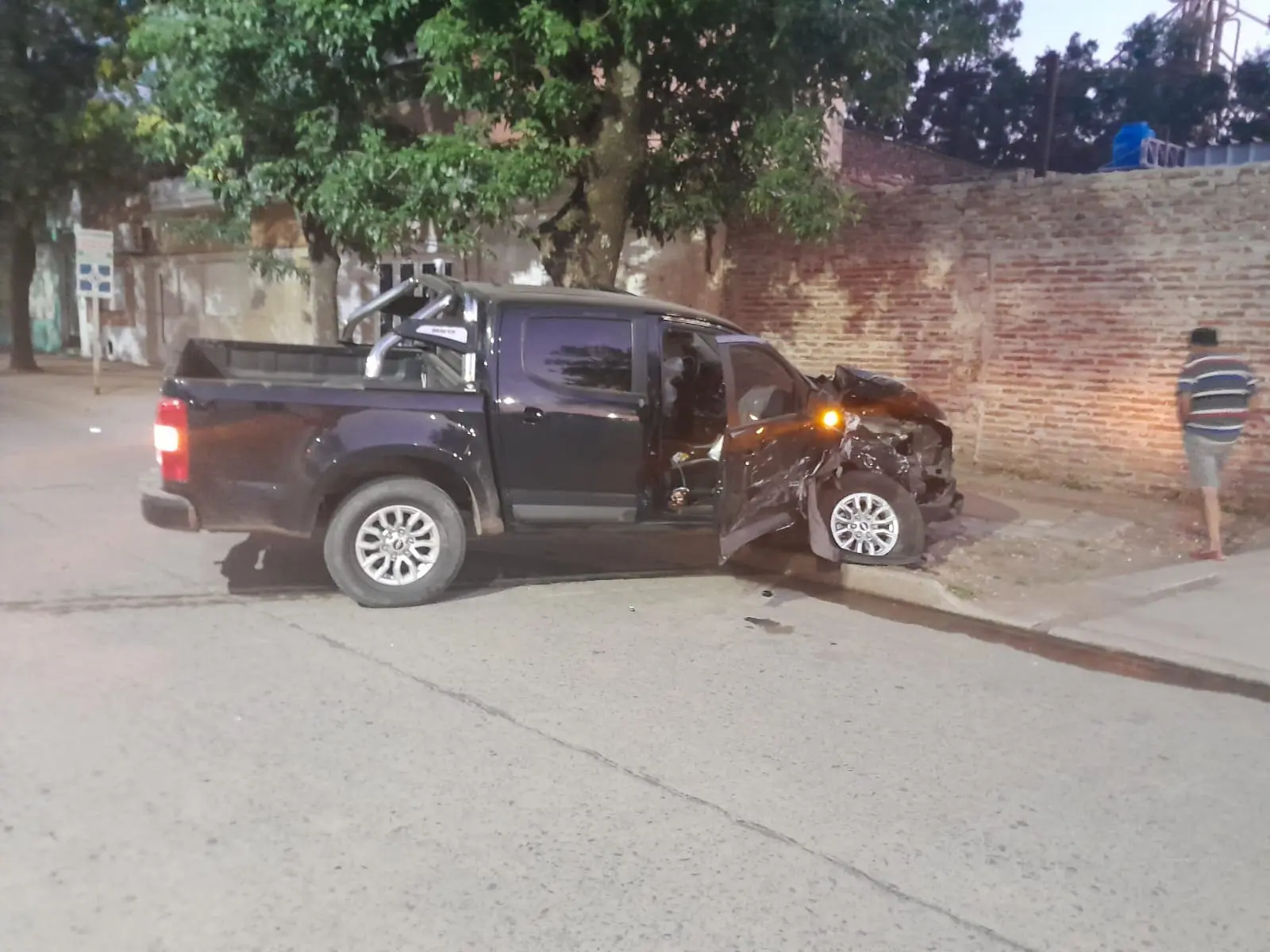 Villa Cañás: Triple choque vehicular en Avenida 51