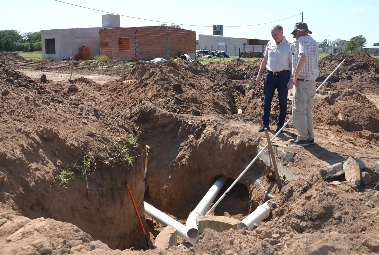 Villa Cañás: El municipio avanza con servicios en el barrio de la ex quinta Sfaciotti