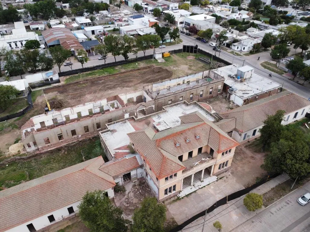 Venado Tuerto: Se reactivaron los trabajos para recuperar el edificio del viejo hospital