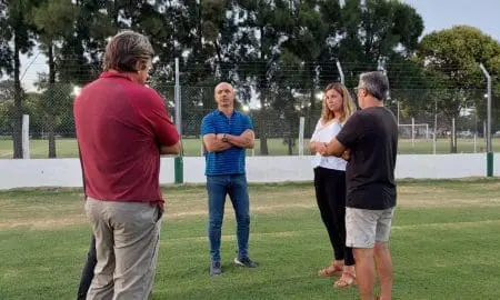 Orciani junto a los clubes de barrio de la región