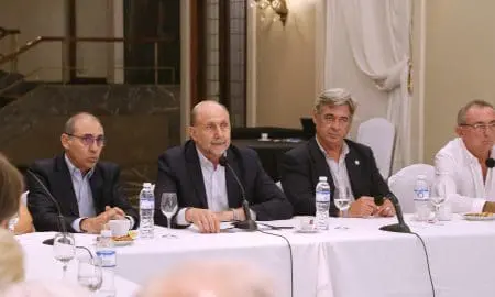 Perotti se reunió en Rosario con autoridades y representantes del sector agropecuario