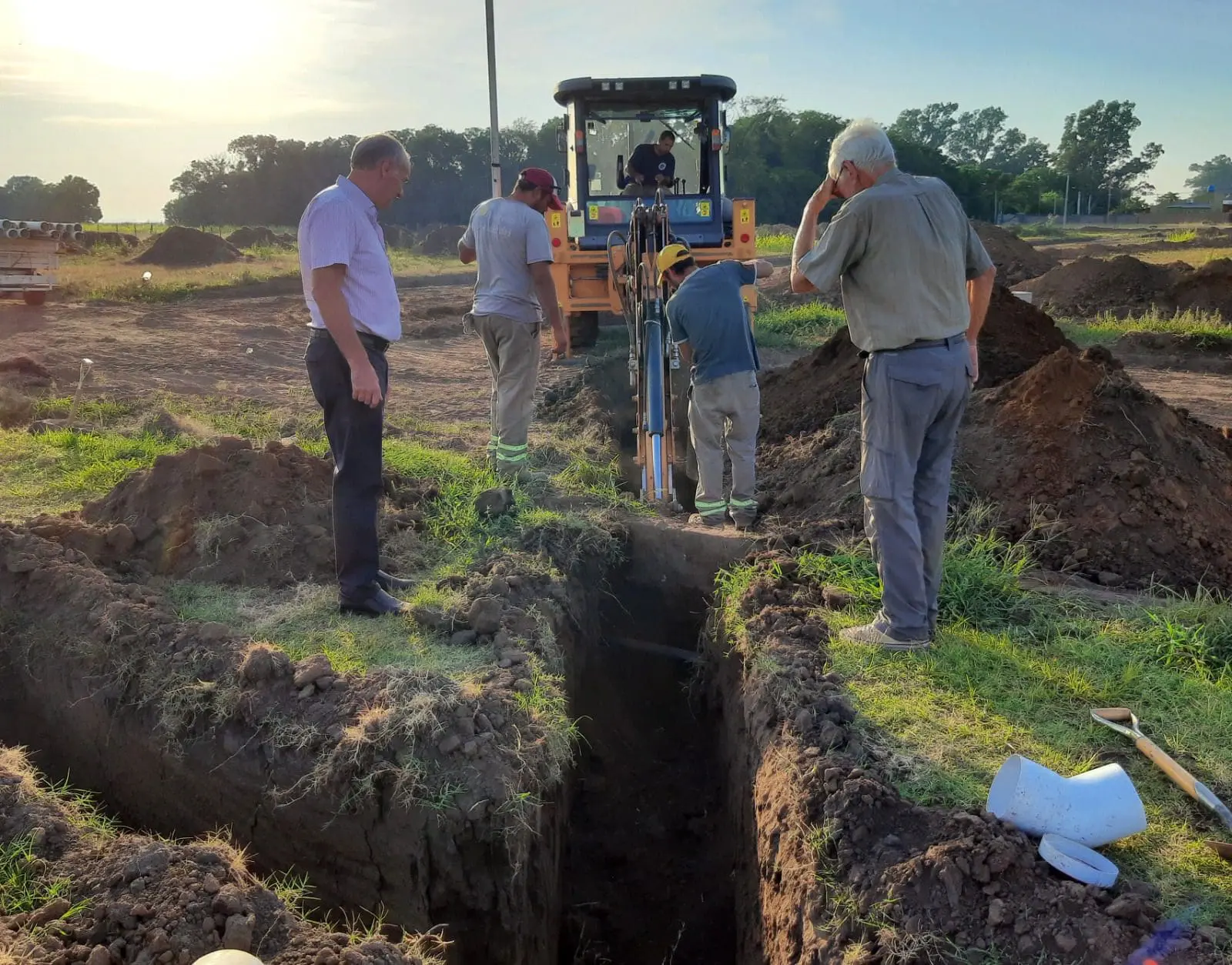 Villa Cañás: El municipio avanza con trabajos en el barrio de la ex quinta Sfasciotti