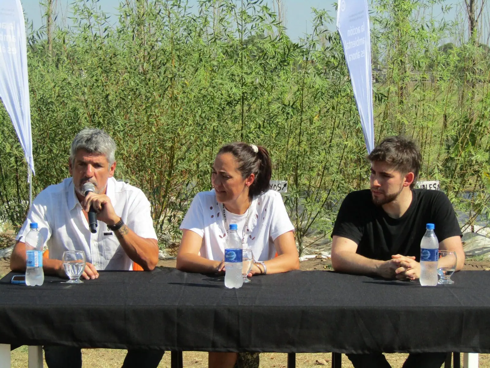 María Teresa: Comuna, Nación y Provincia inauguraron el Vivero Comunal Días Limpios