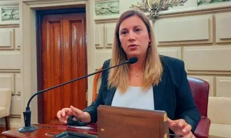 Georgina Orciani junto a Lisandro Enrico debaten sobre el nuevo Código Procesal Penal Juvenil