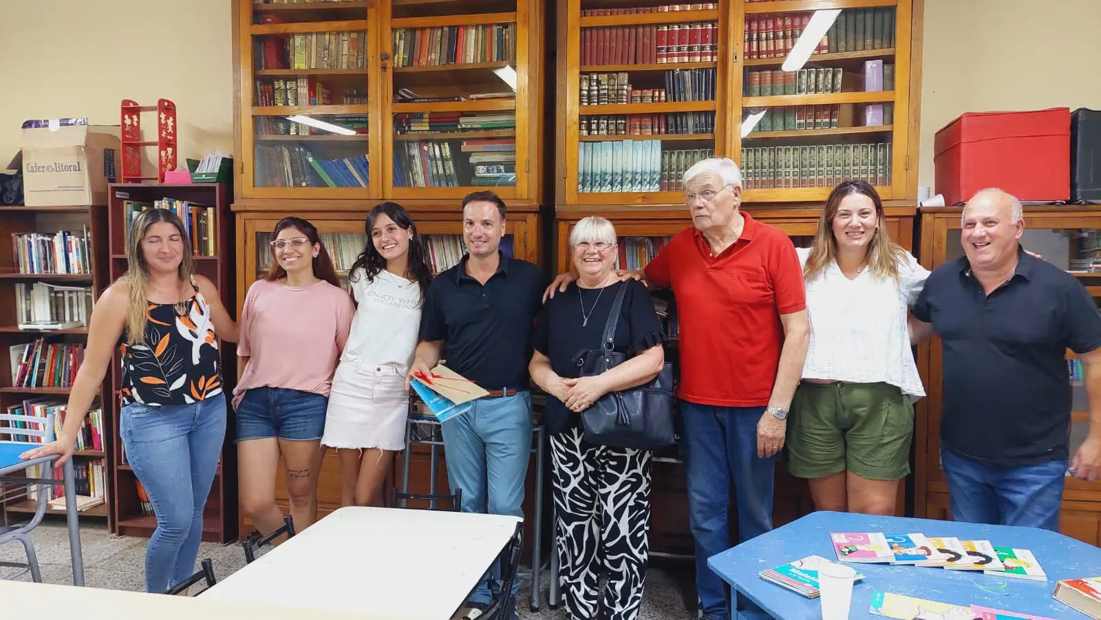 Santa Isabel: Enrico y Orciani recorrieron la localidad