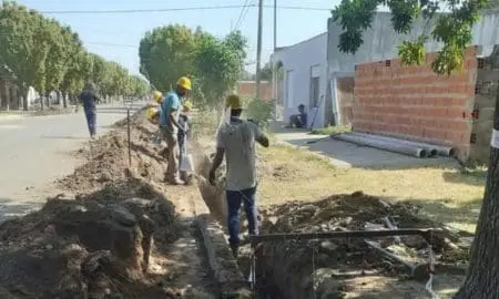 Murphy: La provincia avanza con las obras de ampliación de redes cloacales