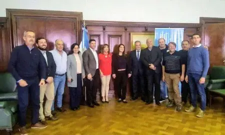 Gasoducto Néstor Kirchner: Lewandowski y Frana junto a jefes comunales se reunieron con el equipo técnico de Energía