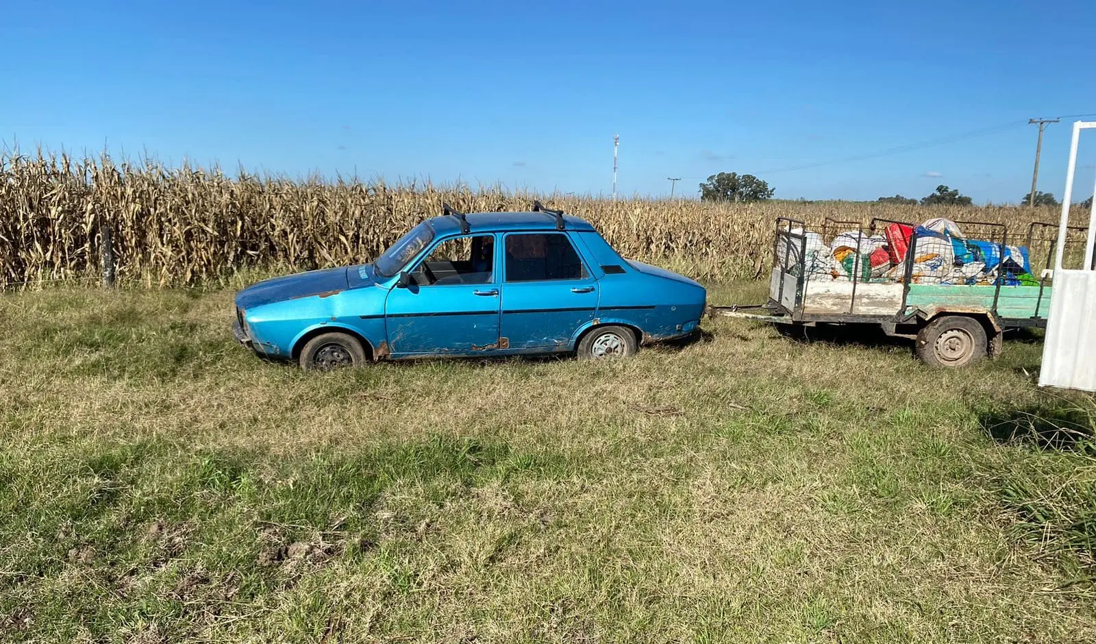 Villa Cañás: Arrestados por sustraer maíz de un campo