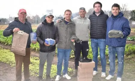 El Gobierno de Santa Isabel destaca la donación de indumentaria para los trabajadores de la Huerta Comunal