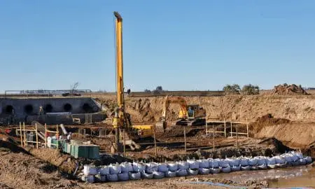 La provincia avanza con obras hídricas en el departamento General López