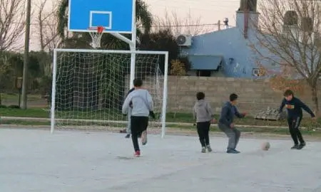 María Teresa: Nuevo playón deportivo en marcha