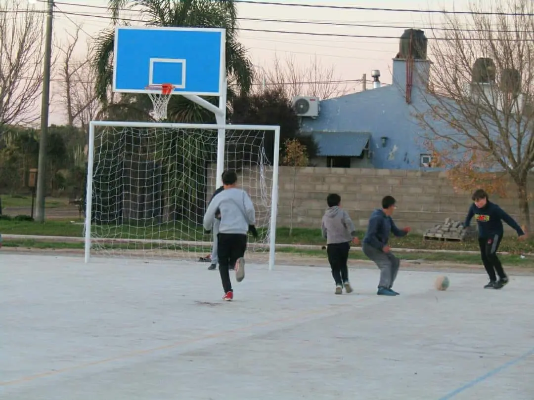 María Teresa: Nuevo playón deportivo en marcha