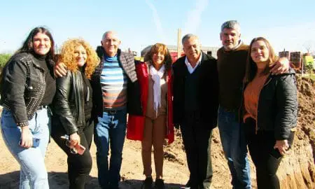 María Teresa: La ministra Silvina Frana recorrió obras del drenaje urbano