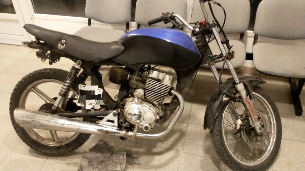 María Teresa: Dos hombres demorados por sustraer pertenencias de una quinta