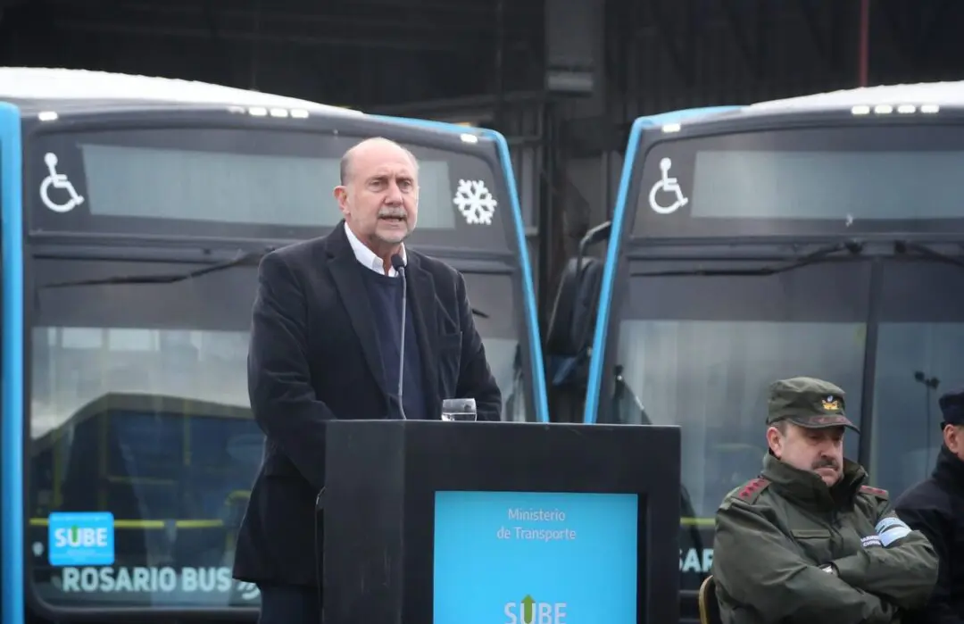 Perotti y Massa presentaron el Sistema de Alerta Automotor de SUBE y el 911 Federal en Rosario