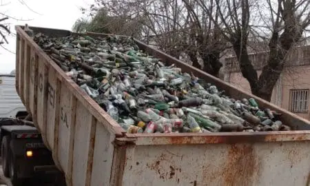 Wheelwright: Se recolectaron 11.140 kilos de vidrio