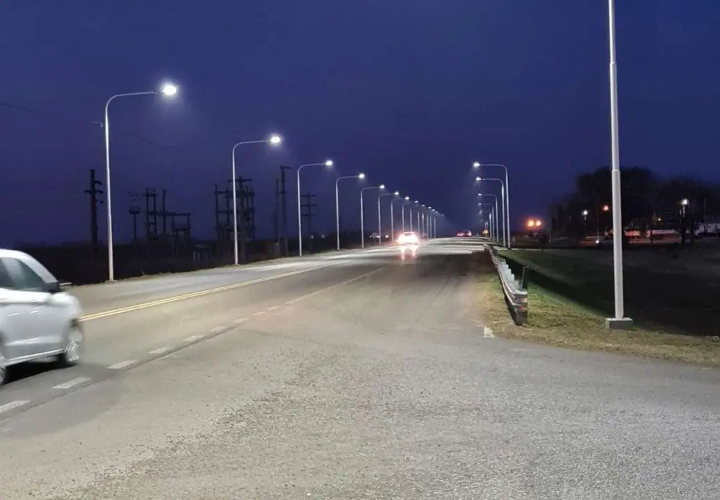 Amenábar: Iluminación de Ruta Nacional 33 Amenábar: Iluminación de Ruta Nacional 33