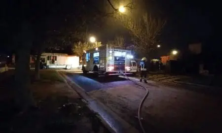Villa Cañás: Incendio en una casa de Barrio Norte