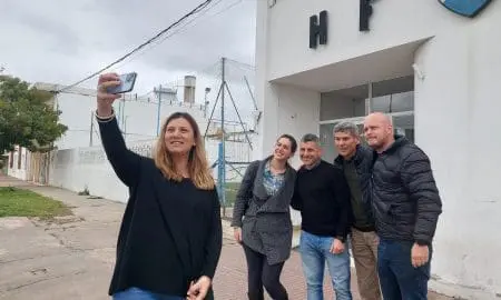 Hughes: Georgina Orciani a la par de cada institución