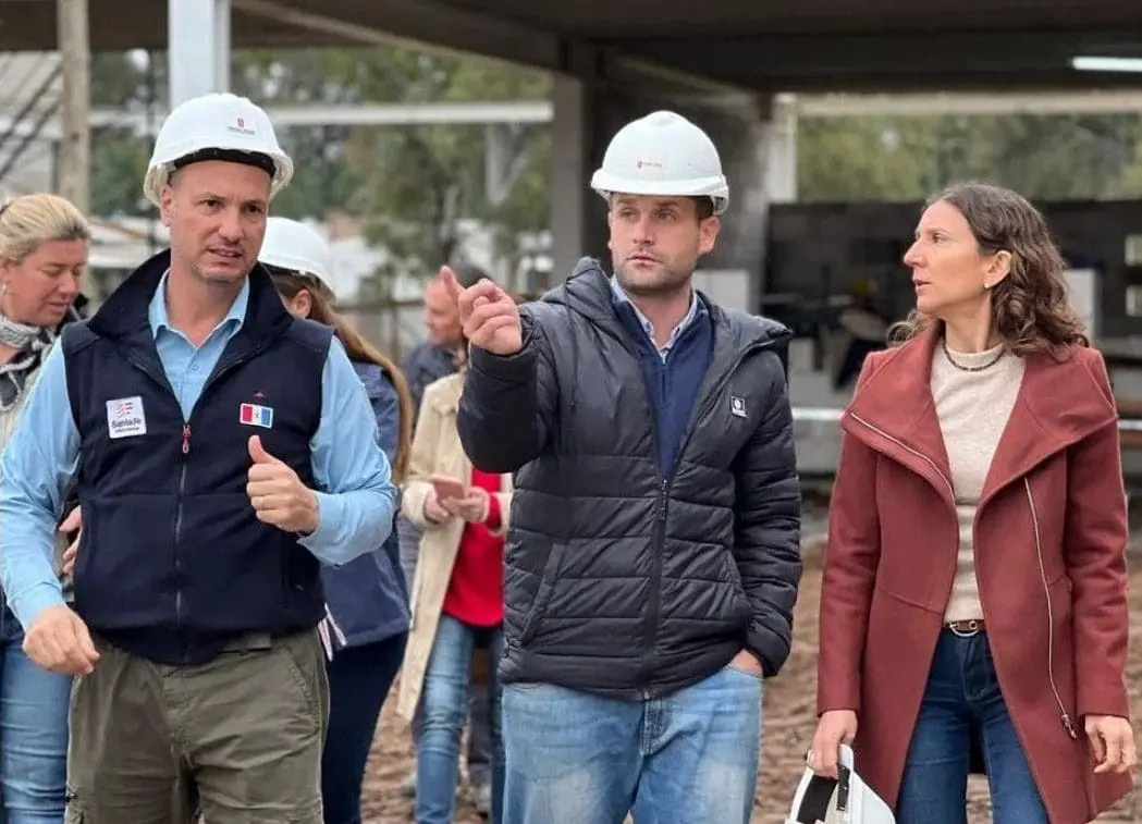 Rufino: Enrico y Di Gregorio valoraron el avance de obra en la nueva Escuela Agrotécnica Rufino: Enrico y Di Gregorio valoraron el avance de obra en la nueva Escuela Agrotécnica