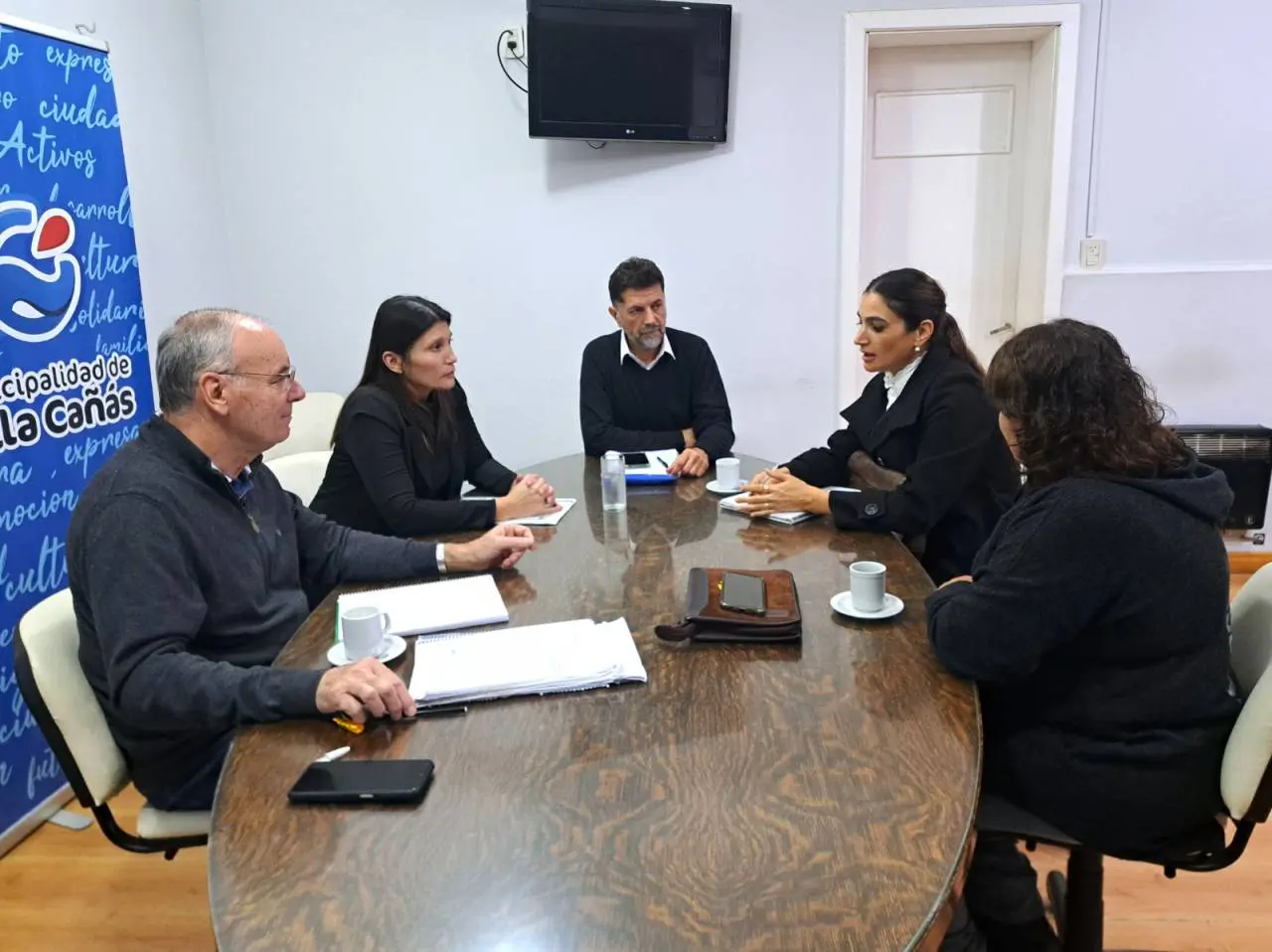 Villa Cañás: Reunión para fortalecer el funcionamiento del área de investigación de violencia de género, sexual y familiar