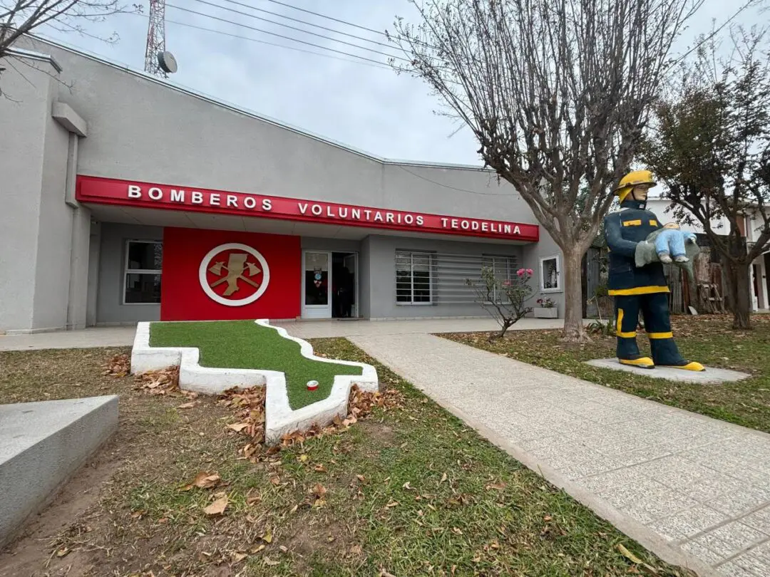 Bomberos de Teodelina anexó un terreno en comodato por gestión de la senadora Di Gregorio