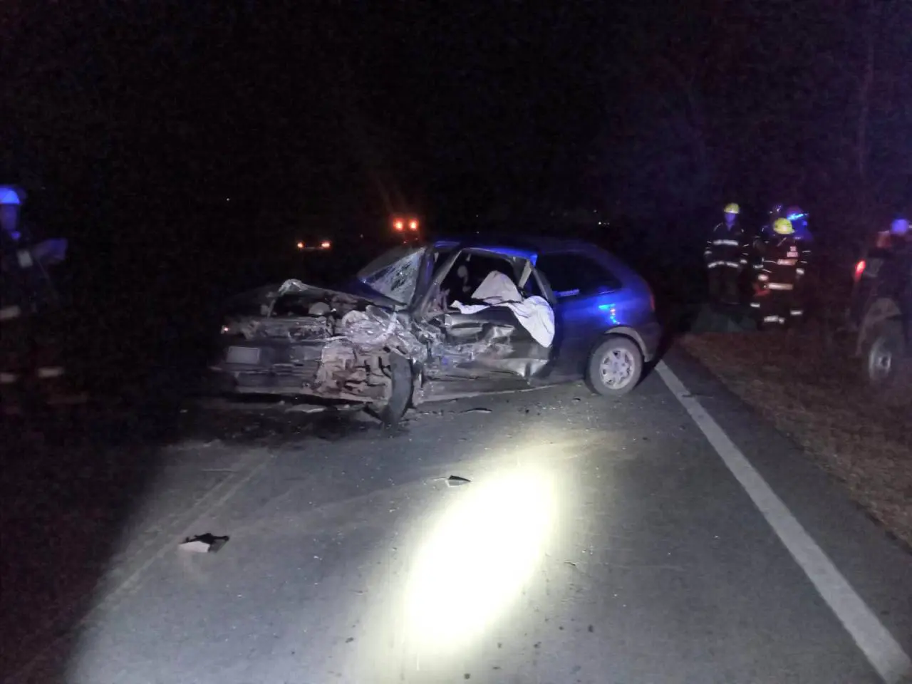 San Gregorio: Accidente fatal en Ruta 14