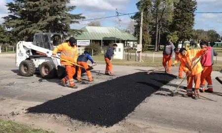 Villa Cañás: Reparación de los reductores de velocidad de Ruta 94 y Avenida 50