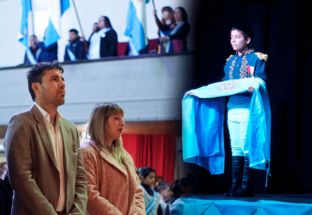 Celebración del Día de la Bandera en Santa Isabel: Un Mensaje de Unidad y Orgullo Nacional del Presidente Comunal Pablo Giorgis