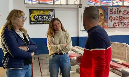 Galnares continúa recorriendo las localidades del Departamento General López