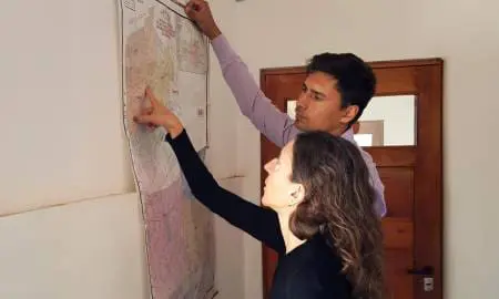 San Francisco: Di Gregorio acompaña el proyecto para asfaltar el acceso al pueblo hacia la Ruta 33